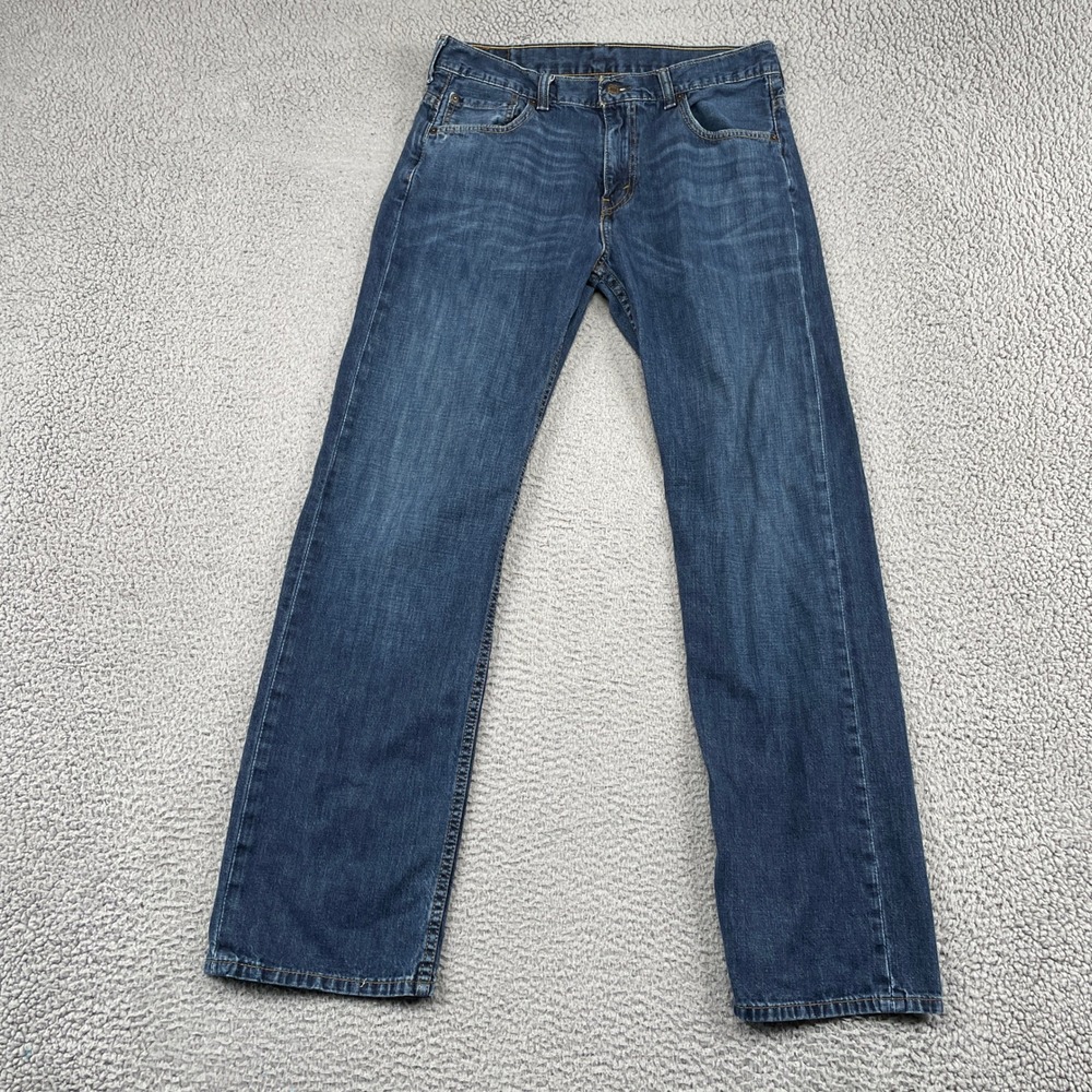 Levi's 569 Jeans Mens 32x34 Blue Loose Straight Leg Denim Casual Classic